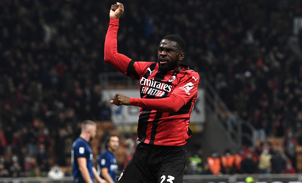 Tomori: «L'Inter è una grande squadra, felici per il pareggio» 26 Esultanza Tomori