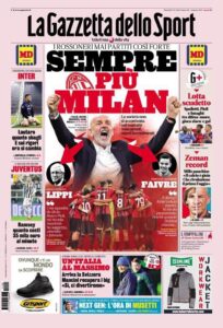 Le Prime Pagine dei Quotidiani Sportivi di Oggi – 9 novembre 33 Gazzetta 2