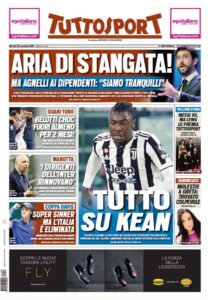 Le Prime Pagine dei Quotidiani Sportivi di Oggi – 30 novembre 35 Tuttosport 6