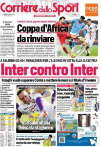 Le Prime Pagine dei Quotidiani Sportivi di Oggi – 17 dicembre 27 2021 12 17 08.01.19