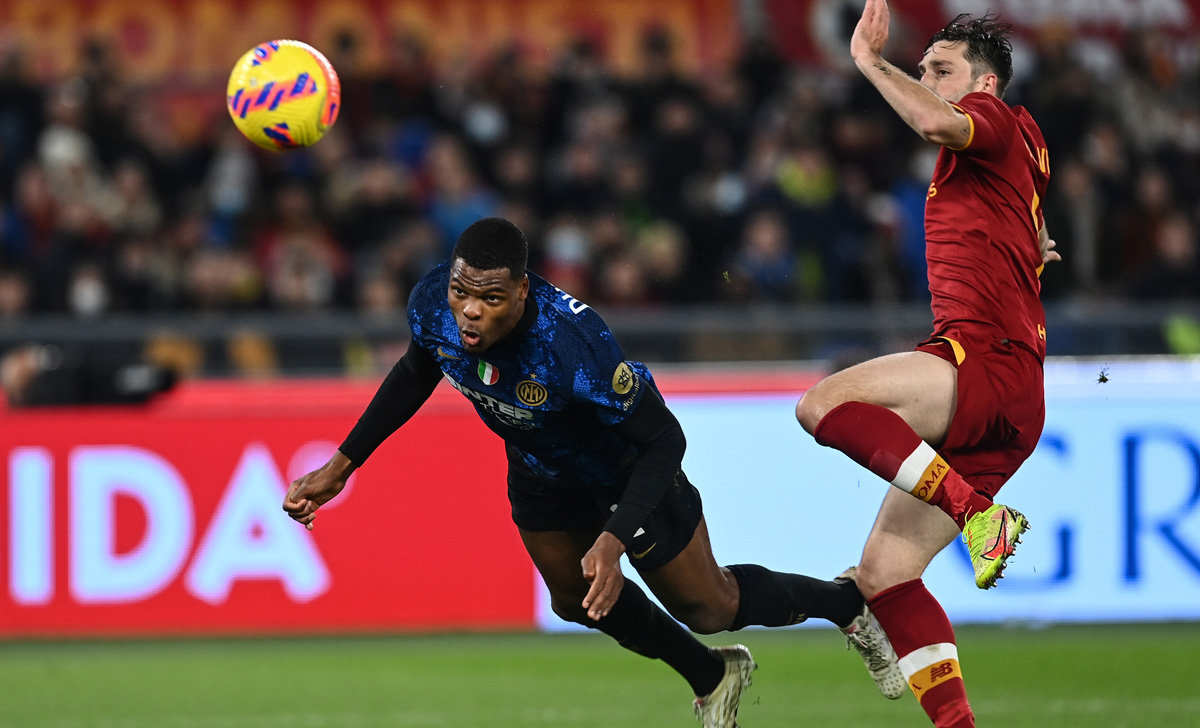Gol Dumfries Roma Inter