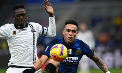 Gyasi Lautaro Martinez Inter Spezia