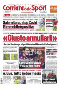 Le Prime Pagine dei Quotidiani Sportivi di Oggi – 21 dicembre 34 corsport 6