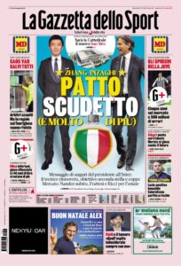 Le Prime Pagine dei Quotidiani Sportivi di Oggi – 21 dicembre 33 gazzettafc nazionale web Big
