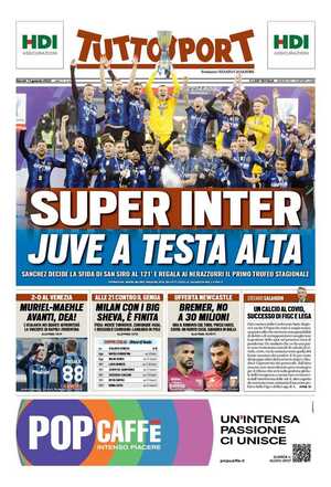 Le Prime Pagine dei Quotidiani Sportivi di Oggi – 13 Gennaio 29 tuttosport 013714212