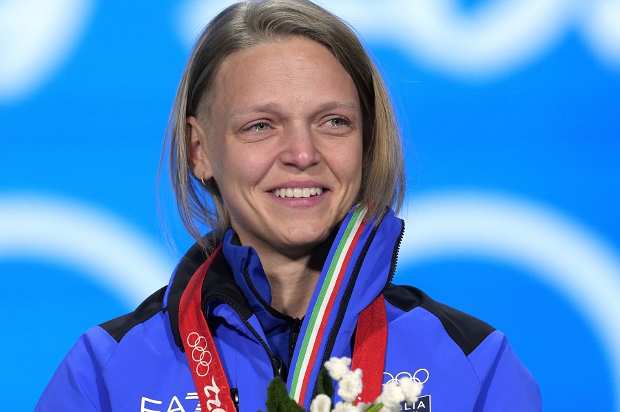 Arianna Fontana: «Che emozione condividere la passione dell'Inter con mio fratello» 26 arianna fontana