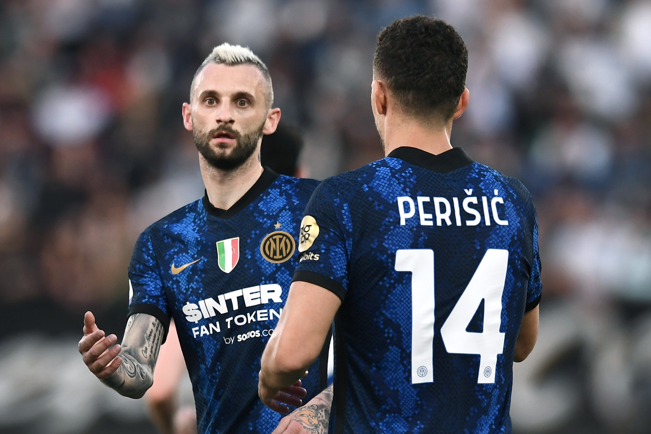 Zenga: «Brozovic dà tanto equilibrio, ma va poco in area di rigore» 26 esult gol Brozovic PAP 1548 scaled