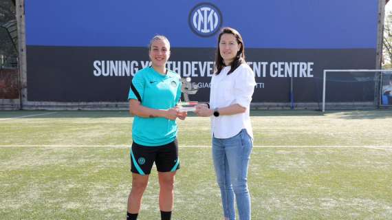 Inter Women: Gloria Marinelli premiata giocatrice del mese di marzo 26 marinelli