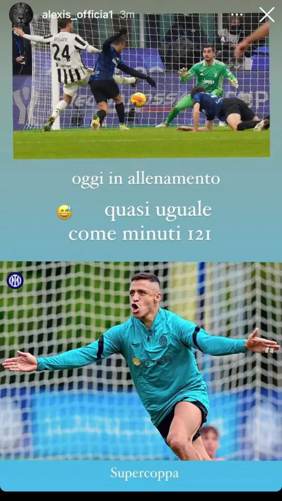 Inter Juventus non finisce mai: la provocazione di Alexis Sanchez 27