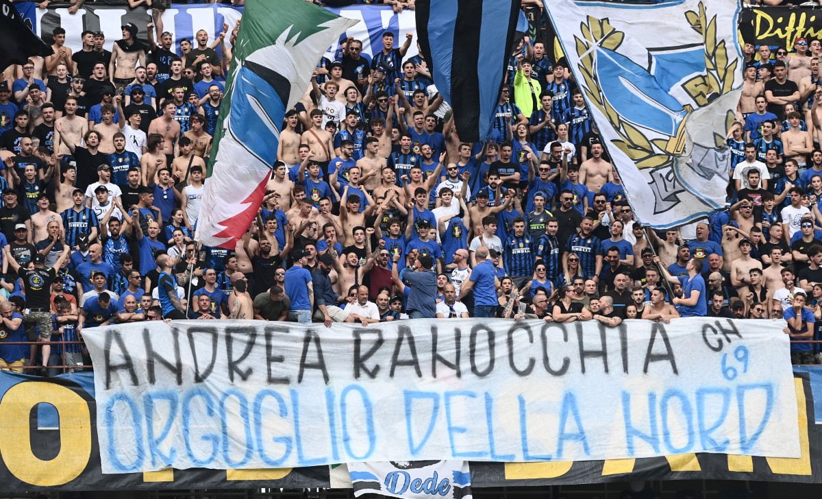 Ranocchia, tempesta di messaggi d'affetto dagli ex compagni Inter 26 str tifosi inter ranocchia MG0 5870