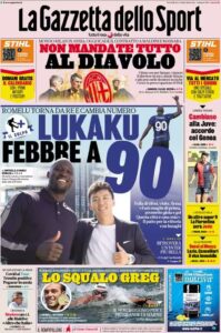 Le prime pagine dei quotidiani sportivi di oggi – 30 giugno