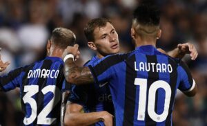 Pagelle Inter Lione: Lukaku leader, Barella infermabile. Dumfries e Calhanoglu sottotono – VOTI