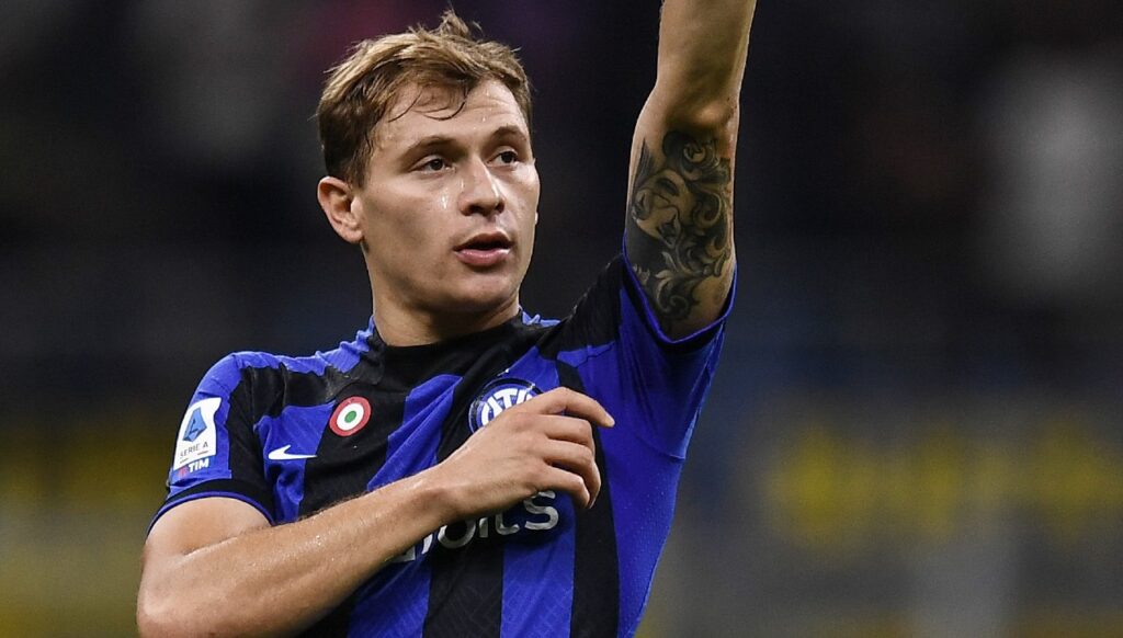 Pagelle Juve-Inter: nerazzurri spreconi. Ritorna il buio 1 esult gol Barella PAP 7260