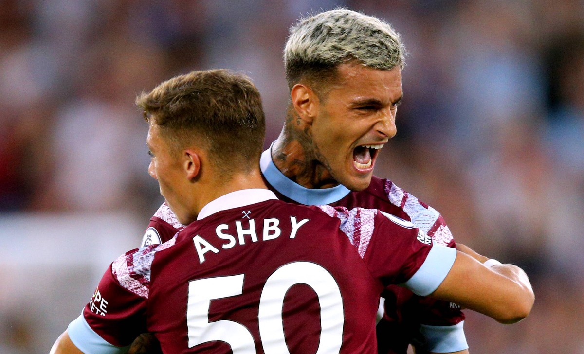 Mangiante: «Inter? Può arrivare senza problemi ai 30m per Scamacca» 26 esult gol Scamacca imago1013939692h