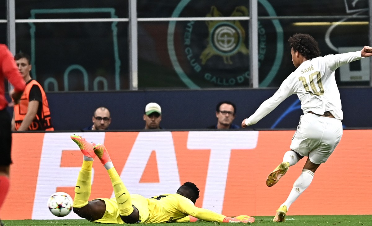 Inter Bayern 0-2: Sané illuminante, i bavaresi sbancano San Siro 26 gol Sane MG0 0924