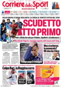 Le prime pagine dei quotidiani sportivi di oggi – 18 settembre￼