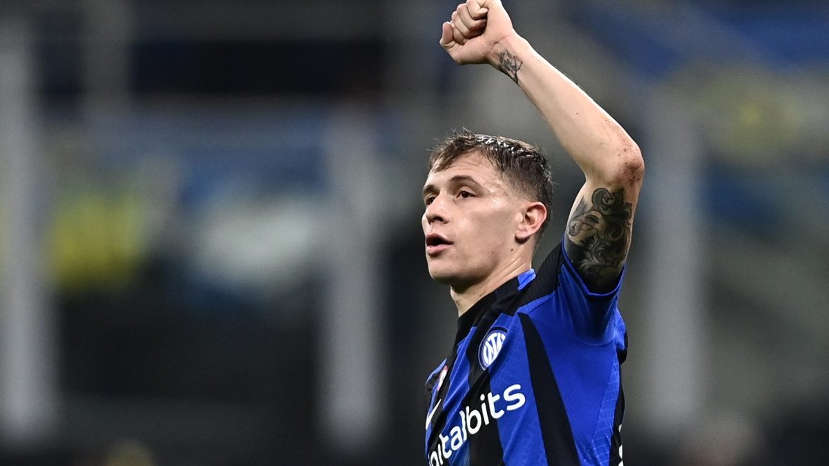 Sassuolo Inter, brilla il centrocampo. Barella solita molla tra attacco e difesa 26 esult gol Barella MG0 5370