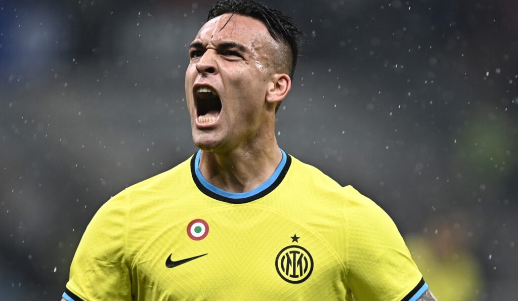 Coppa Italia: sesto gol per Lautaro. Tutti curiosamente a San Siro 1 esult gol Lautaro MG0 5964