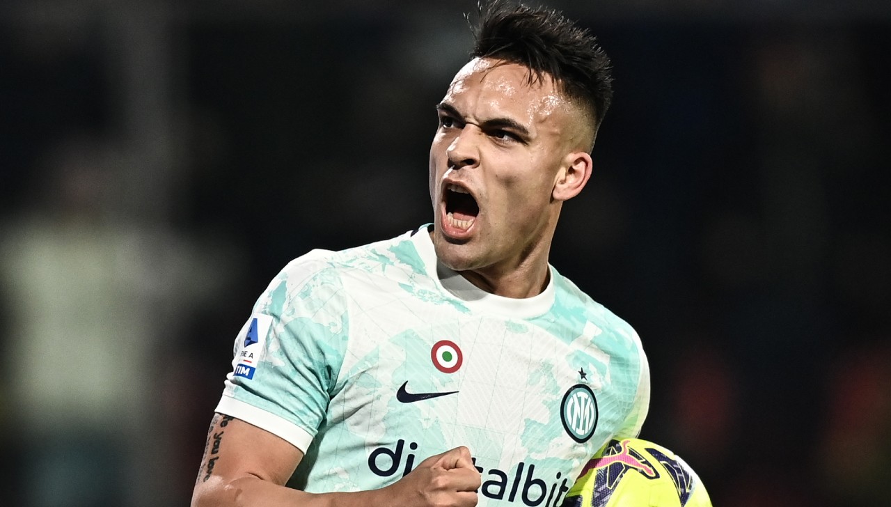 Lautaro: «Sono felice quando vedo l'Inter felice» 26 esult gol Martinez MG0 8899