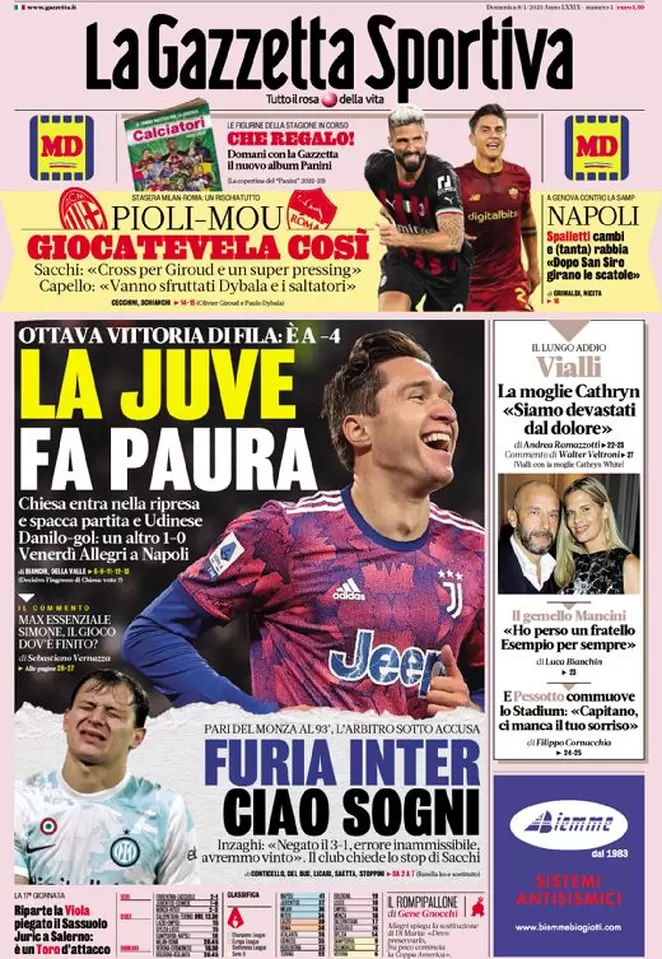 la gazzetta dello sport 011308731