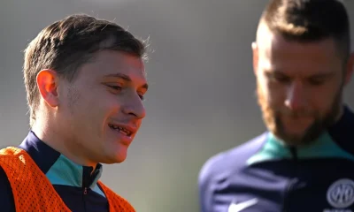 Barella allenamento Inter