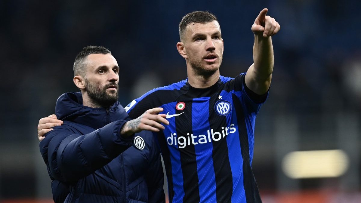 Dzeko Brozovic Inter
