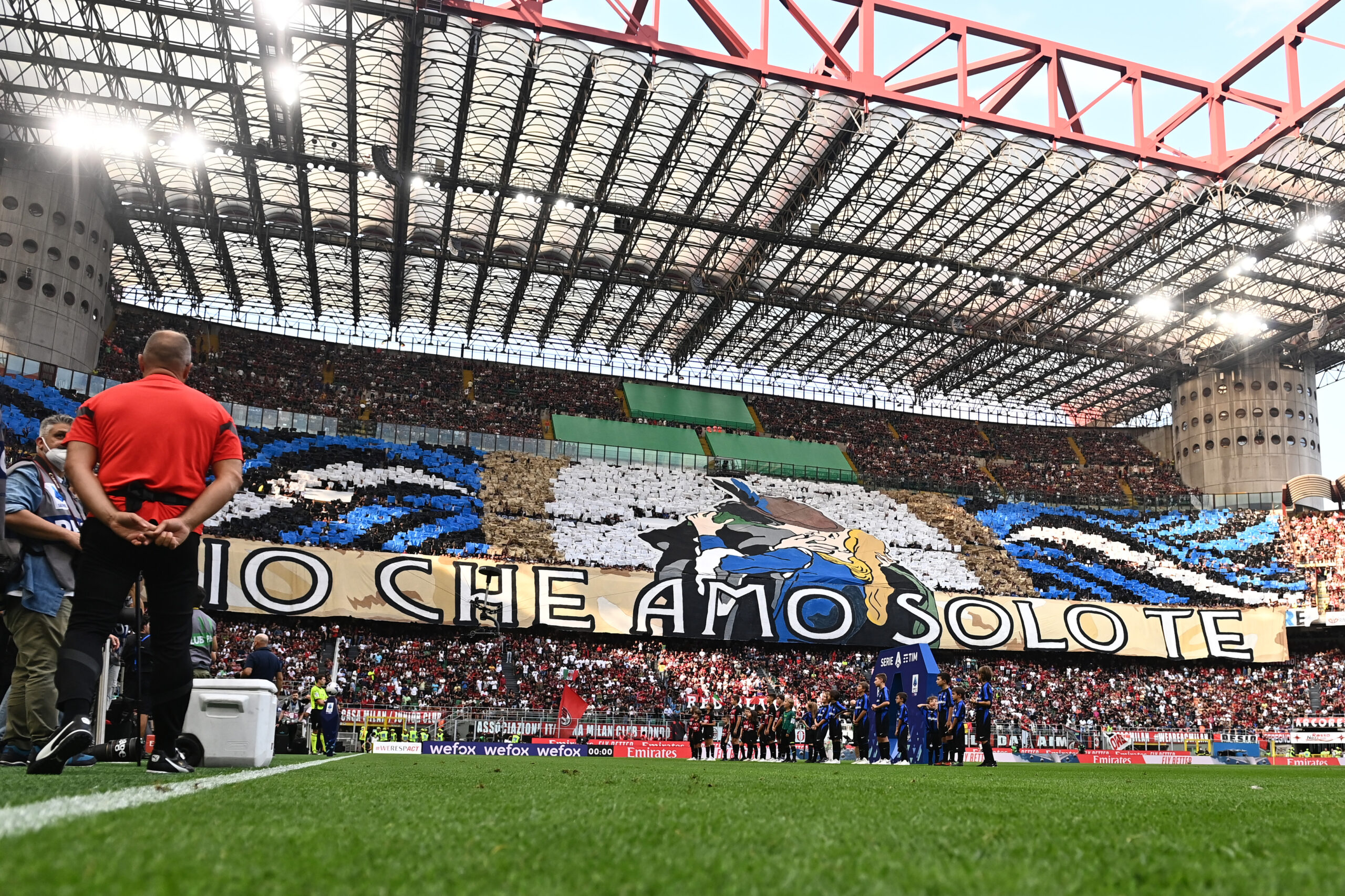 Campagna Abbonamenti Inter, il comunicato ufficiale della società nerazzurra in vista della prossima stagione di Serie A 26 coreog tifosi Inter MG8 2728 scaled
