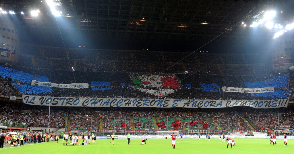 coreografia tifosi Inter 0DB 3101