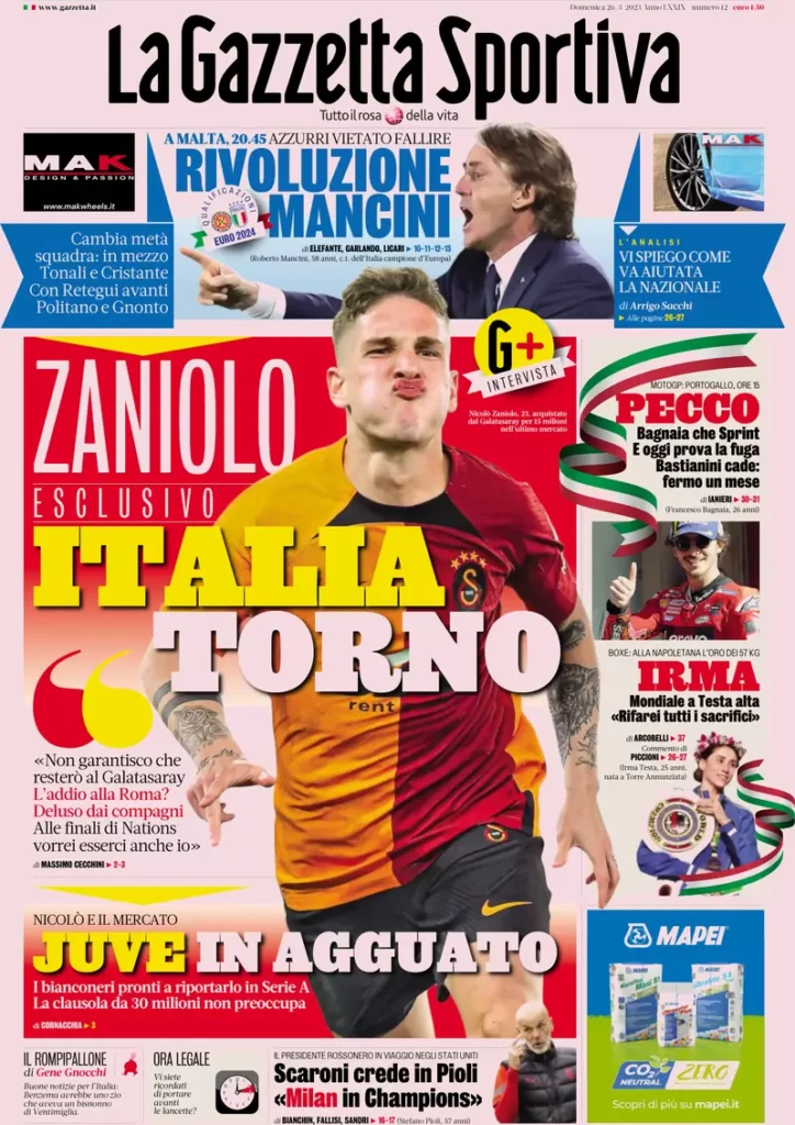 la gazzetta dello sport 074817378