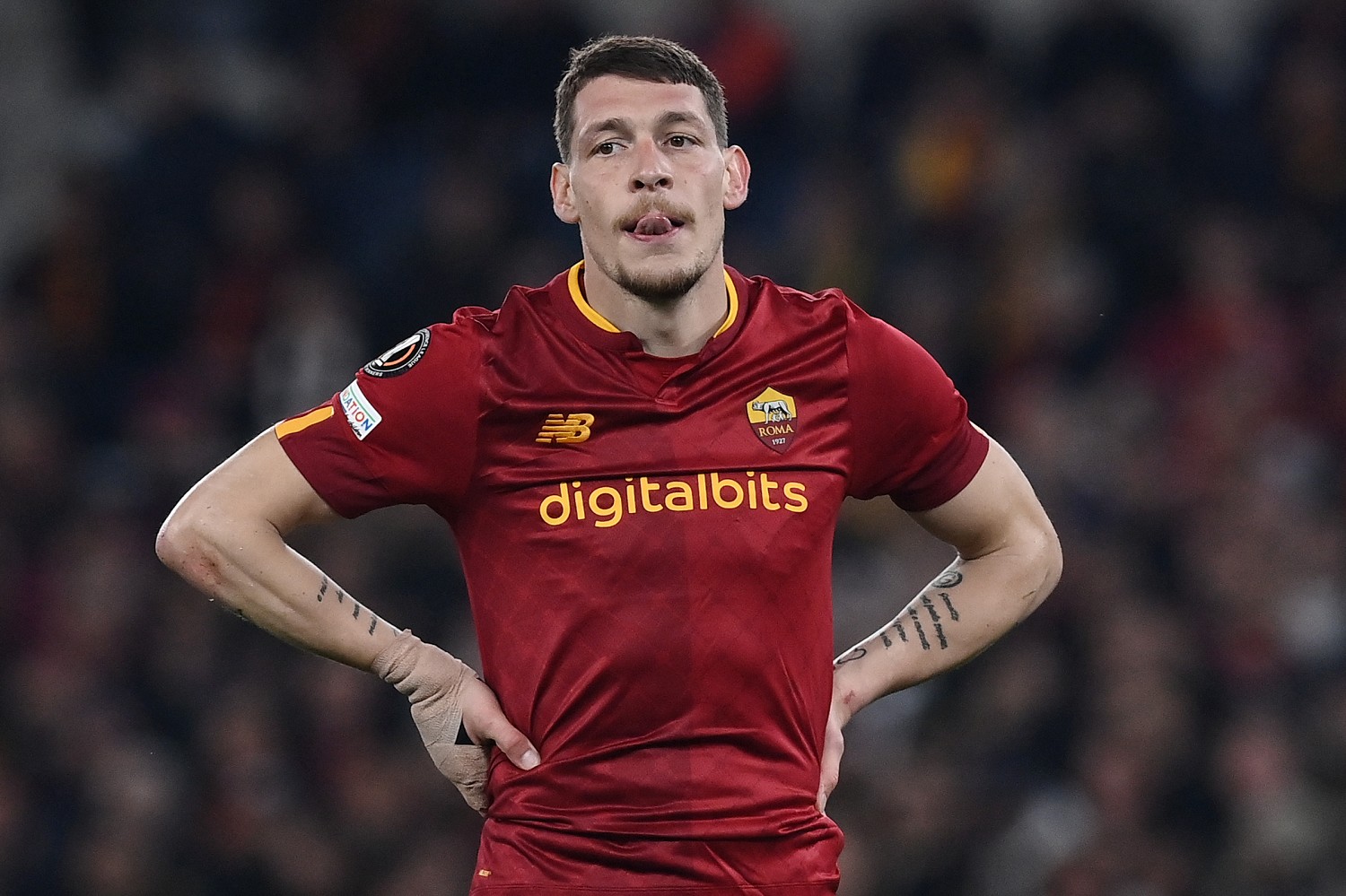 Digitalbits, grane anche per la Roma: la decisione dei giallorossi per lo sponsor 26 Belotti AS1 8563