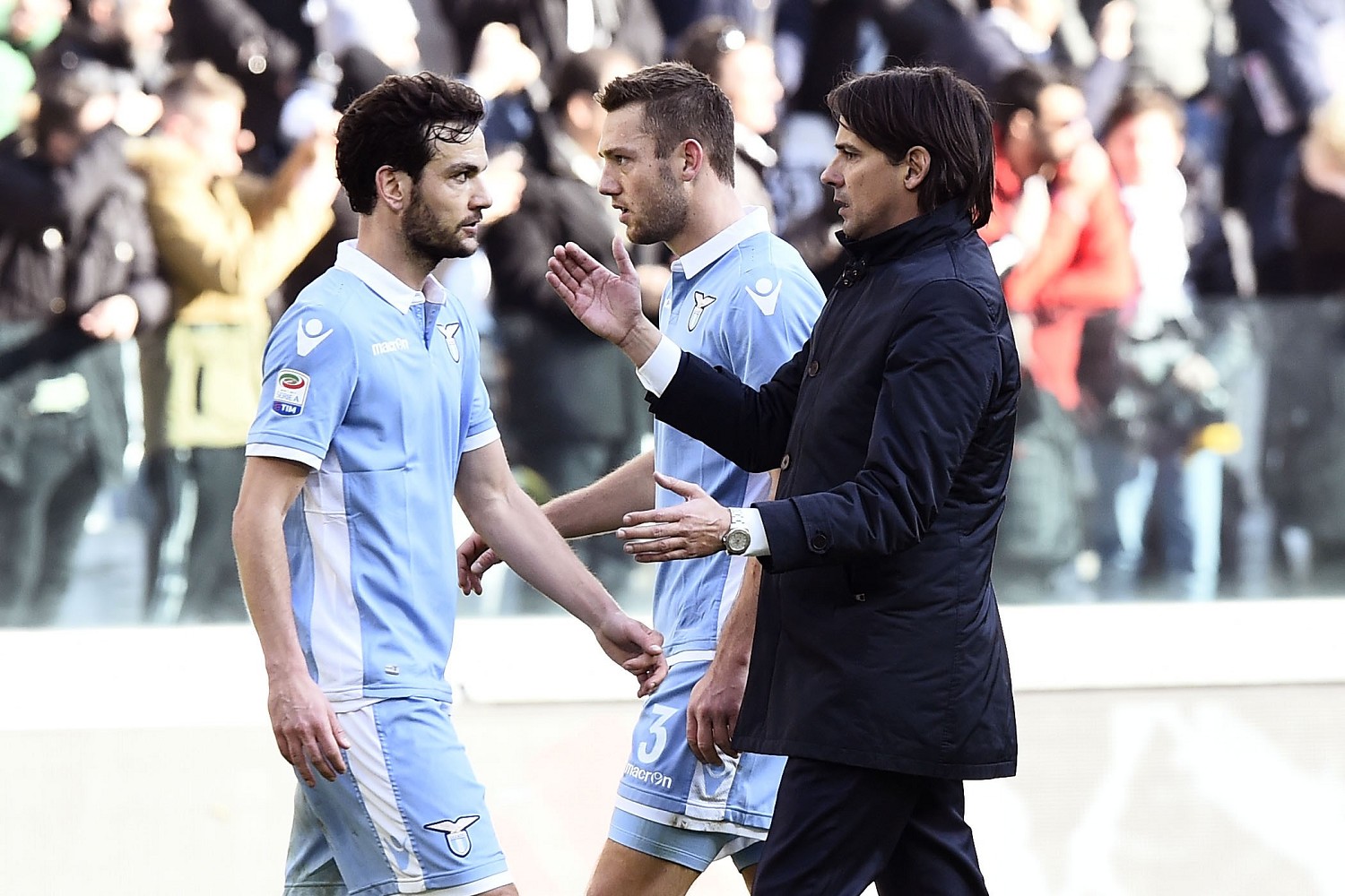 Inter-Lazio, Parolo: «Inzaghi? Bravo, ma in Serie A...» 26 Inzaghi Parolo BUF9523