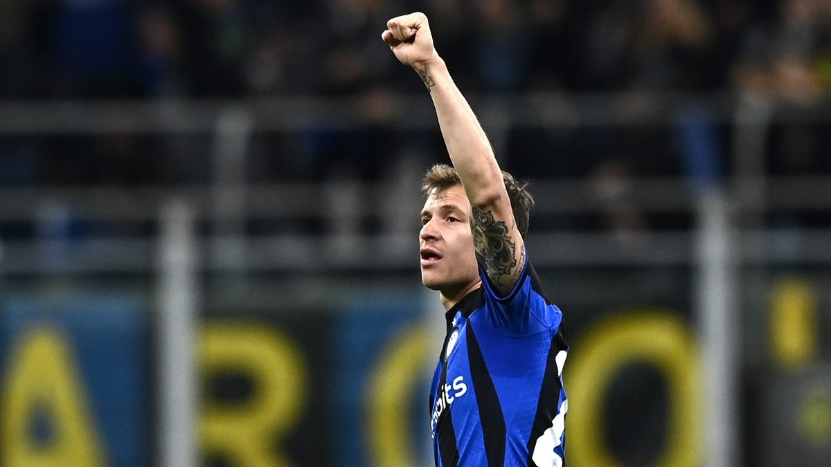 Inter-Benfica, Barella fa due su due: in gol sia all'andata che al ritorno 26 Inter Barella