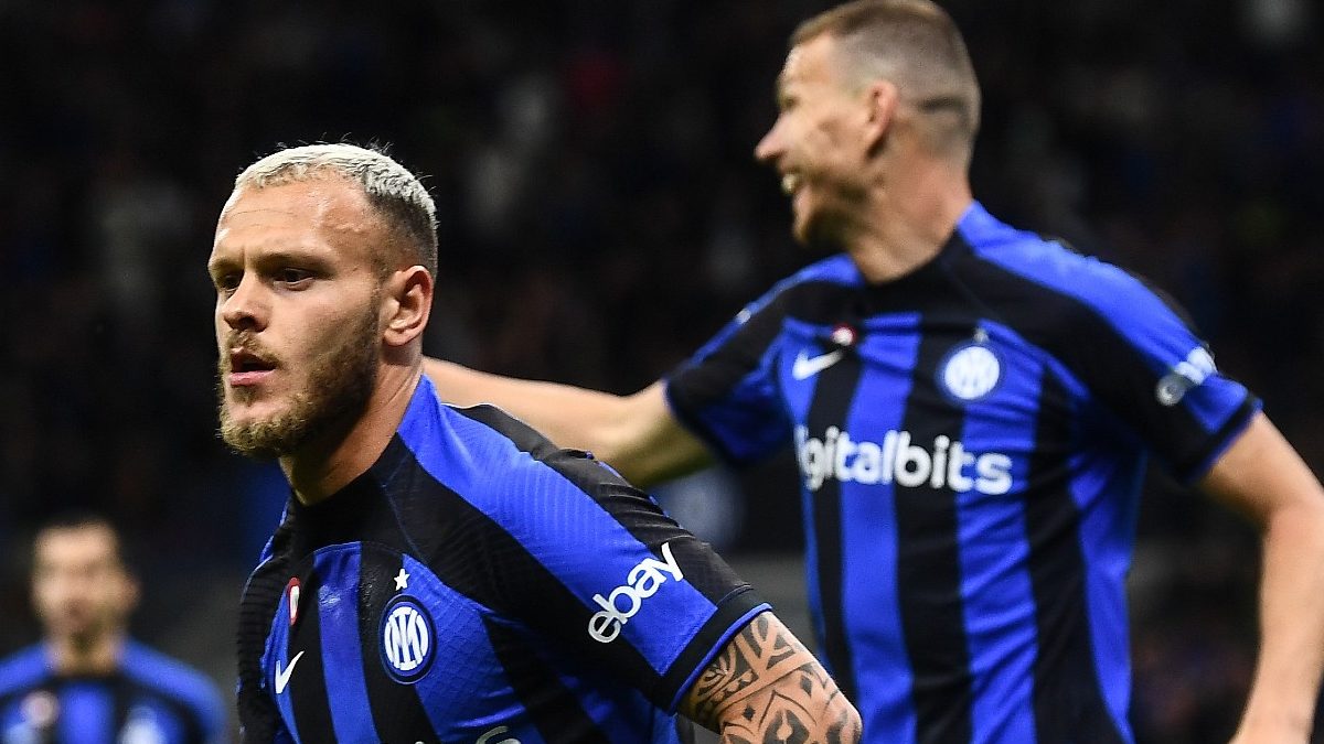Inter-Juve 1-0: nerazzurri in finale di Coppa Italia 26 esult gol Dimarco MG6 6756