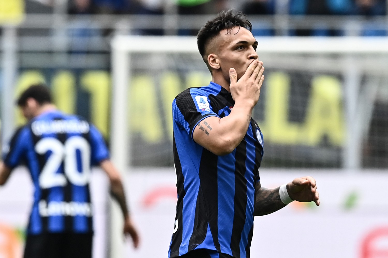 Inter, con la vittoria contro la Lazio interrotte due serie negative: ecco quali 26 esult gol Lautaro MG0 9939