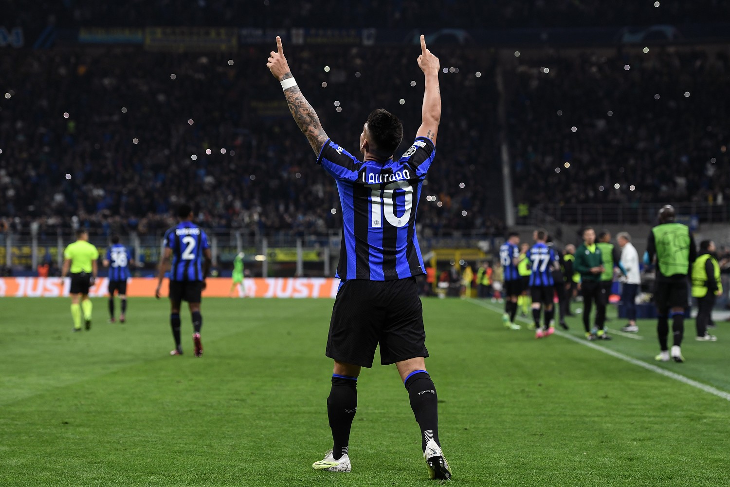 Ravanelli: «L'Inter deve avere il fuoco delle grandi partite» 26 esult gol Lautaro MG5 9872 1