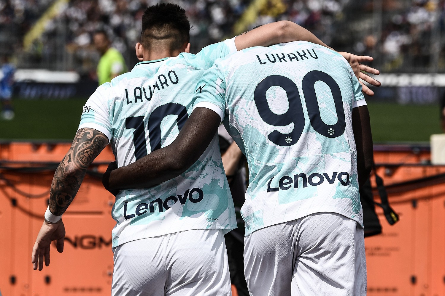 Inter-Juve, da Lukaku a Lautaro: ecco tutti i diffidati della semifinale di Coppa Italia 26 esult gol Martinez MP2 4848