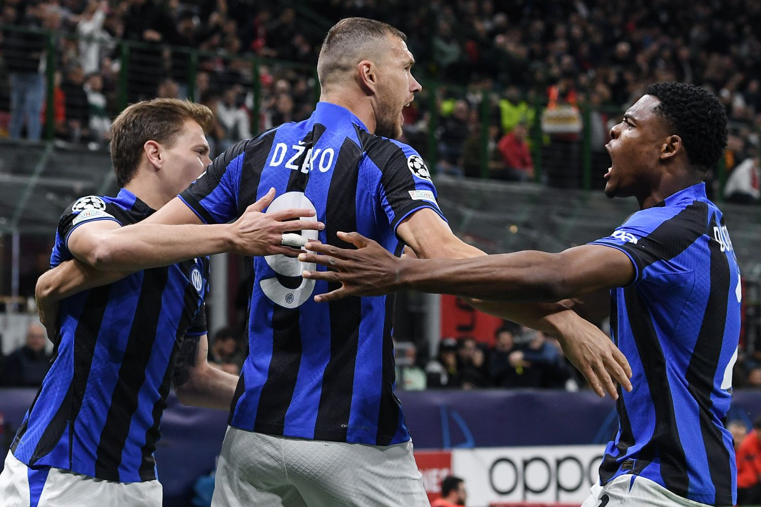Euroderby, l'andata va ai nerazzurri. Decidono le reti di Dzeko e Mkhitaryan 26 Ap50YQX