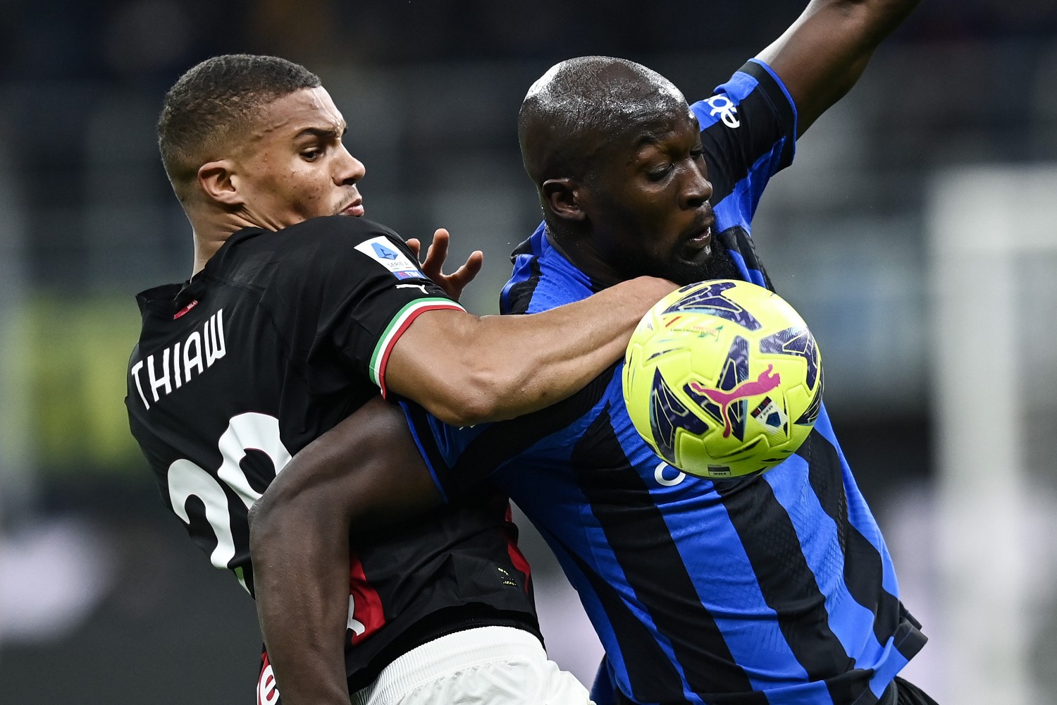 Milan, Thiaw: «Deludente uscire in semifinale, ma felici di averla giocata» 26 Lukaku Thiaw MG0 6586