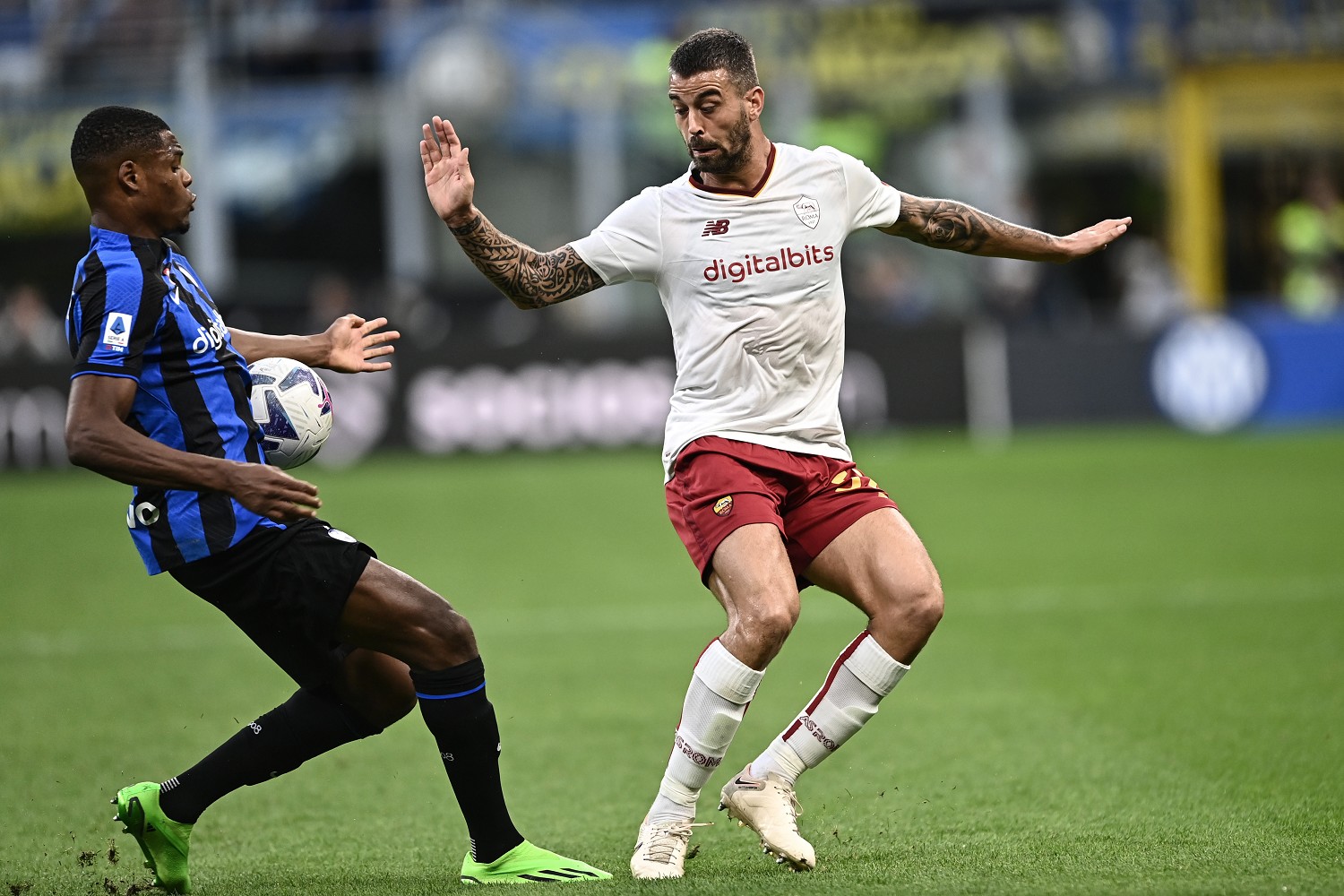 Inter Roma, out anche Spinazzola domani sera 26 Spinazzola Dumfries MG0 3879