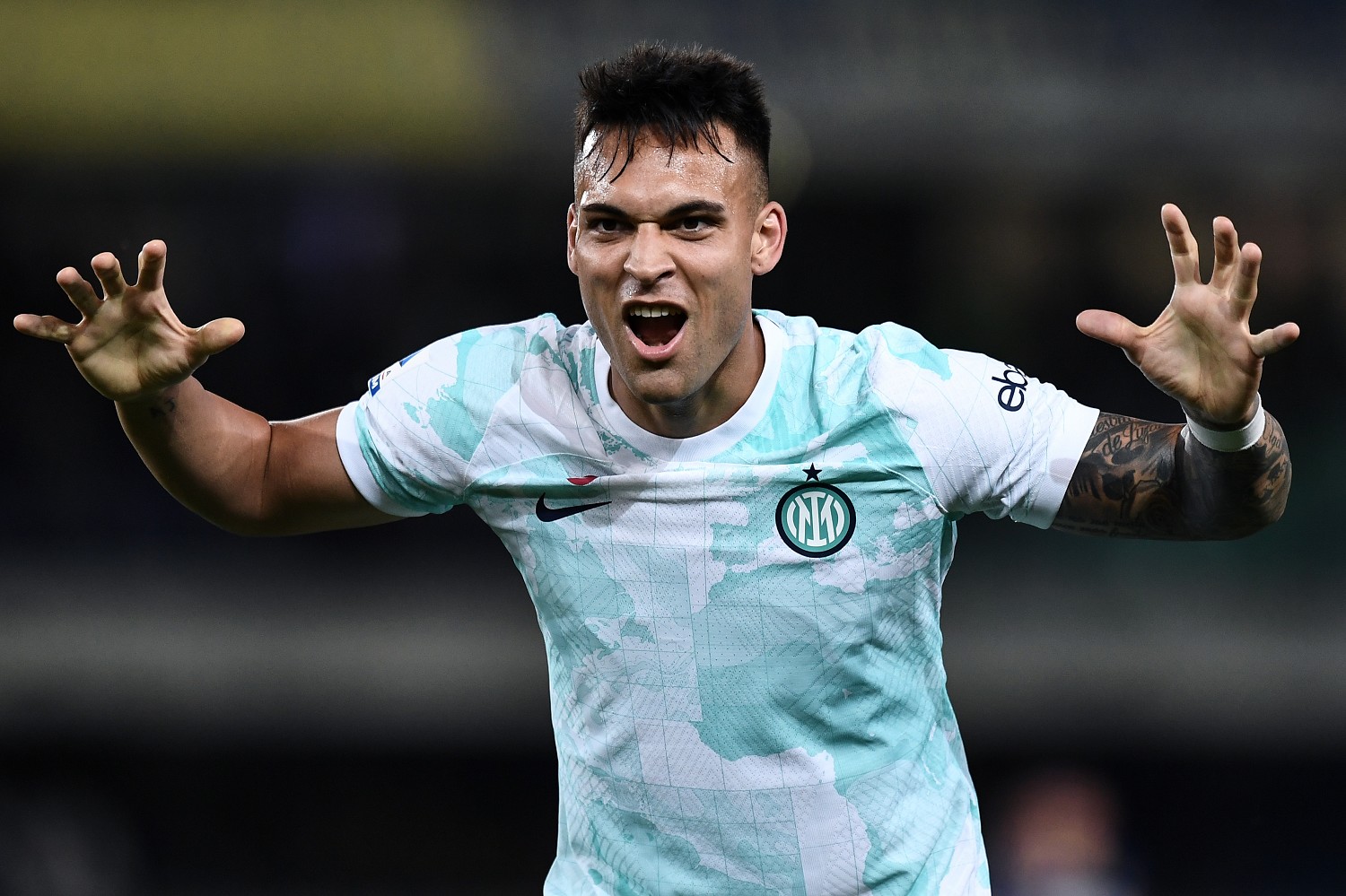 Inter, Lautaro è il futuro. I nerazzurri respingono gli assalti dalla Premier 26 esult gol Lautaro MP1 4555