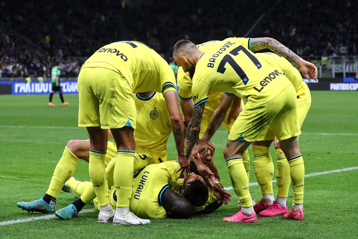 Libero: «Inter distratta dalla sfida di Champions League, ma riesce a vincere» 26 esult gol Lautaroi imago1029811146h