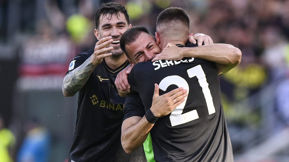 Lazio-Cremonese 3-2: i biancocelesti vincono e sorpassano l'Inter 26 Milinkovic Savic