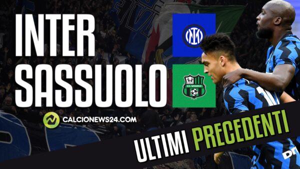 inter sassuolo precedenti