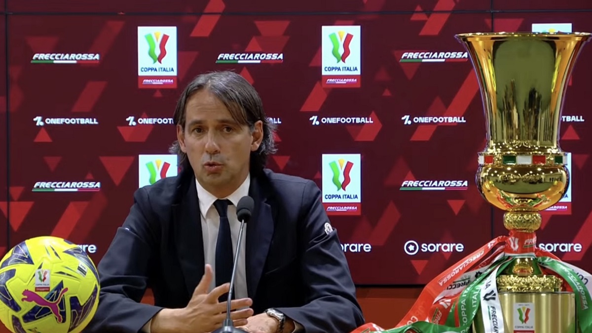 Conferenza stampa Inzaghi: «Ci siamo meritati la finale, io specialista? Spero la tradizione continui» 26 inzaghi conferenza coppa italia finale fiorentina