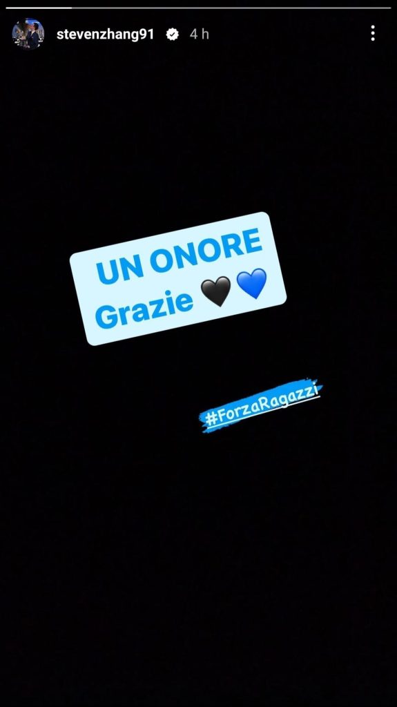 Zhang sui social dopo City-Inter: «Un onore, grazie» - FOTO 27 Immagine WhatsApp 2023 06 11 ore 09.21.34
