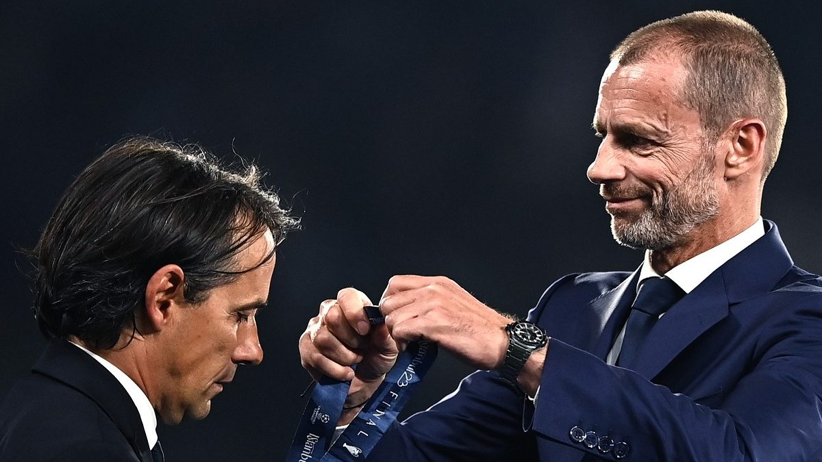 GdS, elogio ad Inzaghi nonostante la sconfitta: «Ha vinto la sua Champions» 26 Inzaghi Ceferin