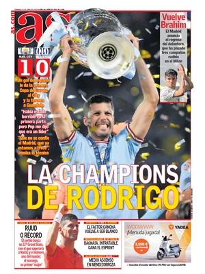 Le Prime Pagine dei Quotidiani Sportivi Internazionali - 11 giugno 27 image 3