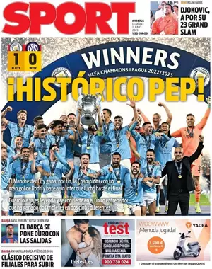 Le Prime Pagine dei Quotidiani Sportivi Internazionali - 11 giugno 31 image 7