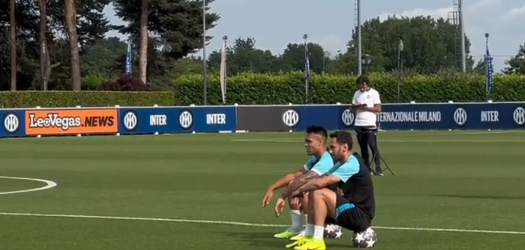 inter calhanoglu lautaro martinez