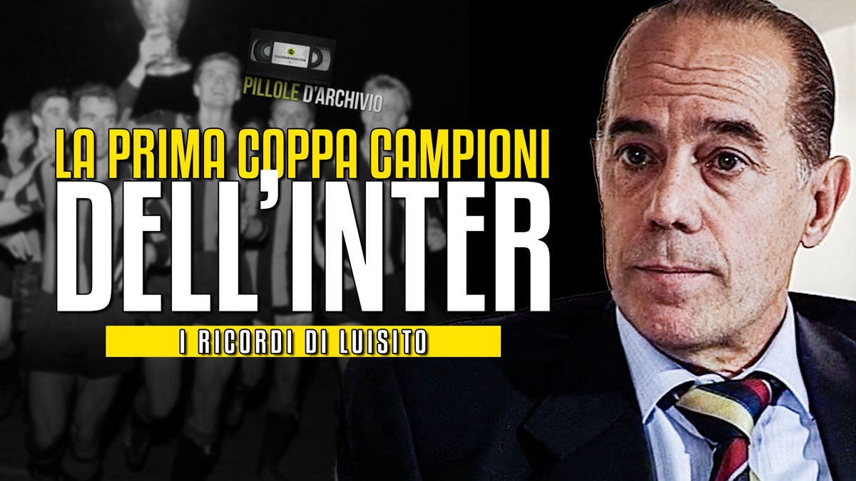 Suarez e la prima Coppa Campioni dell'Inter - VIDEO 26 Inter Suarez Coppa Campioni